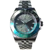 ジーダ ZEEDA デュアルゾーン DUAL-ZONE UNO 腕時計 メンズ 自動巻き GMT DU-SV