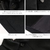 コート レディース カシミヤ 100% ロング ゆったり 大きめ きれいめ 大きいサイズ ミセス フォックス ファー カシミヤコート ロングコート ステンカラーコート ロング丈 フォーマル 黒 襟 秋 冬 冠婚葬祭 ギフト プレゼント 6F (02000038r)
