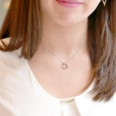 ダイヤモンド ネックレス レディース ネックレス シルバー LSP0093DPKRM-40 ネックレス リング ダイヤモンド 誕生日 プレゼント ギフト 記念日 女性 誕生日プレゼント プレゼント 誕生日プレゼント 彼女 妻 おすすめ プレゼント 人気 ブランド 秋アクセ　秋ジュエリー ご褒美ジュエリー 彼女 ネックレス ギフト バースデー ギフト 記念日
