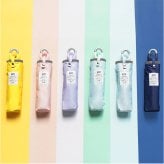 キッズ日傘 晴雨兼用 50cm 子供用 通販 完全遮光100 遮熱パラソル 子ども用日傘 カラビナ手元 ランドセル対応 通学通園 男の子女の子 手開き安全 無地シンプル ポリエステル コーティング カバンに付ける ナカタニ傘 暑さ対策 晴雨兼用キッズ