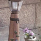 ソーラーライト 屋外 おしゃれ ガーデンライト LED 玄関灯 防雨 ガーデニング 雑貨 置物 オブジェ 猫 庭 エクステリア 自動点灯 光センサー 明るい スタンド型 バーレル型 置き型 園芸用品 セトクラフト