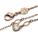 スワロフスキー SWAROVSKI ネックレス ダンシングスワン Swan 5732413 スワン ペンダント アクセサリー レディース ローズゴールド+レッド 海外正規品