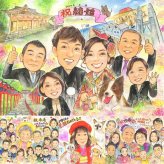 結婚記念日の記念に、笑顔になれる似顔絵を贈ってみませんか。 結婚祝い 似顔絵 プレゼント 贈り物 ギフト 名入れ 手描き 結婚記念日 記念 挙式 お祝い ウェルカムボード 大人数 カップル 友達 友人 同僚 家族 下書き確認 修正無料 名入れ かわいい サプライズ そっくり 実績多数 宝物 ウェディング 一生もの 結婚式 お祝い返し オーダーメイド 感激 白寿祝い 傘寿祝い 百寿祝い 贈答品