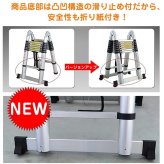 超コンパクト収納 伸縮性はしご兼脚立 5.0m スタイリッシュ梯子 脚立 梯子 はしご 伸縮梯子 はしご兼用脚立 折りたたみみ アルミ製 DIY 日曜大工 道具 工具 道工具 工事 庭 庭仕事 造園 新発売 新製品 送料無料 大掃除 高所 作業台 ラダー 安全ロック付き