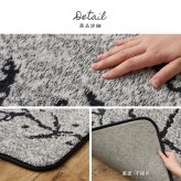 ラグ カーペット 先染め ふっくら ベニワレン 約185×185cm ホット カバー ウレタン入り 床暖房対応 モノトーン