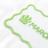 ペット 名入れ ワッペン 5色セット｜犬 猫 お名前刺繍 アイロン接着【送料無料】