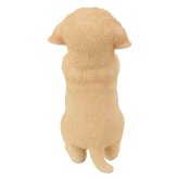 置物 犬 おねだりラブラドールレトリバー 高さ21.4cm woobia ウービア いぬ リアル かわいい おしゃれ 玄関 インテリア オブジェ ガーデン ラブラドール 動物 癒し 棚 北欧 プレゼント ギフト 新築祝い 犬好き