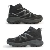 メレル MERRELL スニーカー メンズ ゴアテックス 防水 シューズ テンポ WXP アクティブ MID GTX ブラック 00005507 アウトドア ハイキングシューズ