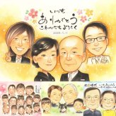 結婚のプレゼントに、受け取った方の心に残る、やさしい贈り物です。修正無料・下書き確認付き。安心してご注文いただけます。 結婚祝い 似顔絵 プレゼント 名入れ 手描き 贈り物 ギフト 結婚 結婚式 婚礼 感謝 挙式 新婦 新郎 下書き確認 修正無料 名入れ かわいい 似てる サプライズ 喜ばれる 披露宴 入籍 一生もの 結婚式 バレンタインデー 色紙 大量注文 傘寿祝い ウェディングギフト 初任給