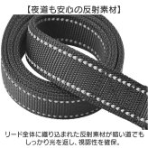犬 リード サブハンドル 通販 ダブルハンドル 反射ストラップ しつけ訓練用 小型犬用 中型犬用 丈夫 ナイロン いぬ イヌ 夜間散歩安全 サブグリップ 絡まりにくい 愛犬コントロール お散歩グッズ 犬の散歩紐 2つの持ち手 ペット用品 ダブルタイプ