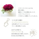 プリザーブドフラワーのアレンジメント 【RoseColored Gems】 大輪のバラをギュッと集めた華やかなアレンジメントは、 色の魅力とバラの美しさが伝わります。枯れない花のギフト クリアケース入り 誕生日 お祝い 記念日に おしゃれ