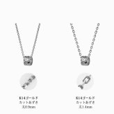 ゴールド ネックレス ハワイアンジュエリー ネックレス ゴールド ホワイトゴールド ネックレス スクロールチューブ Sサイズ 14k k14カットあずきチェーン太1.4mm ギフトラッピング可能 BY THE SEA バイザシー プレゼント ハロウィン 【品番：CG-GP127W-CH1020】