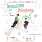 キッズ家具 子供用 室内でものびのび遊べる 1台4役の室内ジャングルジム Favina-ファビーナ-