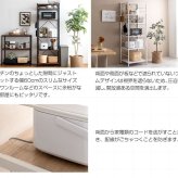 食器棚 キッチン収納 レンジ台 レンジラック 幅60 大型レンジ対応 高耐荷設計 スライド棚 キッチンラック レンジボード 台所収納 オープンラック ラック シェルフ 収納 北欧 スリム ブラウン ナチュラル ブラック グレー 新生活