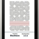 日本製 バウハウス BAUHAUS ミッドセンチュリー A3 サイズ ポスター アート おしゃれ 絵画 インテリア 北欧 イラスト マット紙 艶消し アートパネル 額 フレーム デザイン 壁掛け ギフト 新築祝い ディスプレイ  速達 送料無料