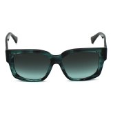 マックスマーラ Max Mara サングラス ノーズパッド UVカット アイウェア スクエア MM0145/S 98P 54 メンズ レディース ユニセックス グリーンマーブル+グリーングラデーション 海外正規品