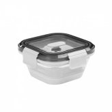 Felio たためるシリコン保存容器 角型 500ml F21691 弁当箱 ランチボックス 折りたたみ コンパクト 保存容器 シリコン製 おしゃれ シンプル キッチン用品 密閉 漏れにくい