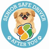 カーサイン 高齢者マーク SENIOR SAFE DRIVER ペキックス ステッカー シール 直径13cm 肉球 日本製 車