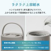 スチーム式加湿器 加熱式 加湿器 スチームポット 上部給水 3L 大容量 最大750mL/h 最大19畳 湿度設定 4段階調節 オフタイマー チャイルドロック お手入れ簡単 クエン酸洗浄 清潔 乾燥対策 寝室 リビング オフィス おしゃれ 北欧 冬 ギフト 新生活 THREEUP スリーアップ