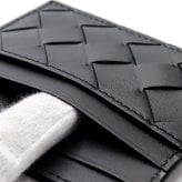 選べる2色 ボッテガヴェネタ BOTTEGA VENETA カードケース イントレチャート メンズ レディース 薄型 スリム 本革 牛革 カード入れ 6ポケット 名刺入れ ブラック 黒 ブラウン 茶 607361 V3US3 1450 8966