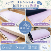 【送料無料】【ギフトラッピング無料】ベッドやふとんの下に敷くだけ湿気対策！丸洗いできる国産ダニ除け除湿マット♪ はれふわり シングル（90×180cm）【防ダニ/防カビ/消臭/除湿/丸洗いOK/日本製】