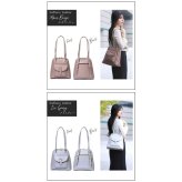 【ラッピング無料】Grace Lady LUMINA 2WAY トート リュック レディース バッグ 通勤 通学 7L 型押し ヴィーガンレザー ブラック ベージュ ホワイト レッド ギフト レビュー特典あり