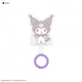 サンリオ マルチリングプラス シリコンブレスレット クロミ KU スマホ 落下防止 リング ストラップ ホルダー 挟むだけ キャラクター グッズ アクセサリー 携帯 スマートフォン iPhone Android サンリオ正規ライセンス品
