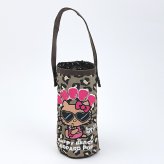 サンリオ 日焼けキティ ボトルホルダー ブラウン/レオパード ランチ Sanrio