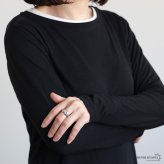 ステンレス 星空のリング 2カラー 月形甲丸 18KGP ゴールド gold シルバー スパークル オープンリング フリーサイズ レディース 女性 指輪 金属アレルギー対応
