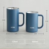 【結婚式 電報 ギフト】サーモス 名入れ ビールジョッキ ペアセット 600ml・720ml |結婚祝い　結婚記念日　誕生日 記念日 誕生祝い 名入れ 名前入り 保冷 保温 結婚祝い お祝い 退職 THERMOS ビールジョッキ タンブラー コップ プレゼント ギフト 贈り物 披露宴 二次会