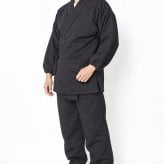 作務衣 メンズ 冬 冬用 スラブニット織り 裏フリース中綿入り作務衣 極暖 さむえ オリジナル S/M/L/LL/3L/4L/5L/6L/7L サムエ レディース フリース あったか 暖 部屋着 作務衣 男性 大きいサイズ  ルームウエア 即暖  ストレッチ プレゼント 洗える 毛布 裏起毛 リラックス