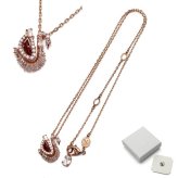 SWAROVSKI スワロフスキー ネックレス 5732413 Swan アクセサリー ローズゴールド