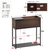 Lidプランターボックス 幅55 ONPT0088TENAT ONPT0088TEBRNW 550×D210×H600mm 桐の天然木のプランタースタンド LID W550×D210×H600mm プランターラック サイドテーブル 植物スタンド プランターカバー プランターシェルフ 鉢植えラック 鉢カバー