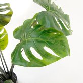 観葉植物 造花 モンステラ BROWN 全高約97cm 中型 フェイクグリーン 本物そっくり おしゃれ インテリア 人工観葉植物 アーティフィシャルグリーン オフィス 店舗 ホテル 開店祝い 室内 デリシオサ フェイク