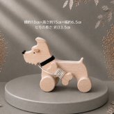 国産ヒノキのコロコロお散歩わんこ｜選べる3種類・犬の木製おもちゃ｜引っ張って遊べる木のおもちゃ｜出産祝い