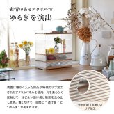 アクリル 引出し収納棚 2段 ONLS0346 アクリル収納 リビング収納 シンプルスタイル モダン 角型 ラック アクリルラック 透明ラック クリアラック ディスプレイラック幅32cm 奥行15.5cm 高さ34cm 新生活