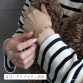 ステンレス 誕生石ブレスレット 12タイプ ハート ゴールド ペーパークリップチェーン マンテル レディース カラーストーン チャーム 大人可愛い 上品 カジュアル きれいめ 華やか 重ね付け アクセサリー 金属アレルギー対応
