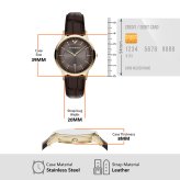 エンポリオアルマーニ EMPORIO ARMANI 腕時計 メンズ レザー AR11824【2026 新作】