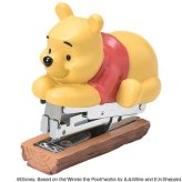 ステープラー くまのプーさん ホッチキス 文房具 事務用品 ディズニー キャラクター雑貨 インテリア雑貨 デスク周り おしゃれ かわいい ギフト プレゼント 贈り物 セトクラフト