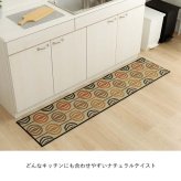 夏ラグ 夏用カーペット キッチンマット おしゃれ い草 い草ラグ 抗菌防臭 カーペット インテリア かわいい 国産 日本製 滑り止め 約43×120cm