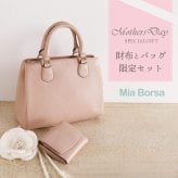ギフトセット プレゼント バッグ 財布 ギフト レザー 本革 ハンドバッグ 小さい財布 ミニ財布 贈り物 おしゃれ レディース (giftset-miaborsahbgr)