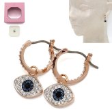 SWAROVSKI スワロフスキー ピアス 5492252 Evil Eye アクセサリー ブルー ローズゴールド レディース