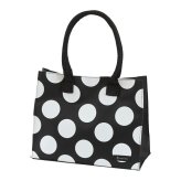 haco bag Sサイズ サイドボタン付き[ハコバッグ トートバッグ マチ広め レディース 通勤 トート 持ち手 長め バッグ 底板付き バック 鞄 かばん ハコバック hacobag カバン 大容量 軽量 軽い 自立 自立する 底板 マチ 広い]