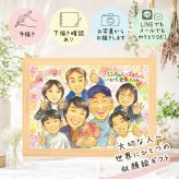 ギフト 長寿祝い 似顔絵 プレゼント 名入れ 手描き 贈り物 長寿 お祝い 記念日 大人数 両親 家族 おばあちゃん 祖父母 おじいちゃん 名入れ 修正無料 下書き確認 一生もの 親孝行 似てる 宝物 長寿 思い出 記念 ホワイトデー ウェディングギフト 傘寿祝い 二次会 卒寿祝い 応援 感謝の品 色紙 百寿祝い サプライズ キレイ クリスマス イラスト 闘病中の方への励まし