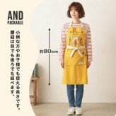 エプロン レディース メンズ テクノプライム パッカブルエプロン 畳める パッカブル かわいい アメリカ ヴィンテージ 家事 掃除 男性用 女性用 シンプル おもしろ プリント イラスト かっこいい ノーアイロン カジュアル 父の日 母の日