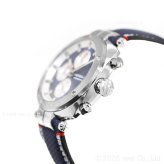 エルブラン HERBELIN ニューポート NEWPORT 42mm 腕時計 メンズ クオーツ クロノグラフ H35664AP25 クッション スクエア HERITAGE 革ベルト ネイビー