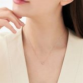 【無料ラッピング】  ヨンドシー 4℃ K10ピンクゴールド ネックレス 一粒 シンセティック モアサナイト ブランド 正規品 新品 ギフト プレゼント 人気 おすすめ 誕生日 記念日 クリスマス 送料無料