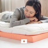 バランスマットレス 約91×192×5cm シングル S 4つ折り 軽量 バランスの良いマットレス ポリエステル ウレタン 敷きマット 寝具マット マットレス寝具 寝具用品 寝室用品 インテリア ウレタンフォーム アイボリー オレンジ イエロー ブルー
