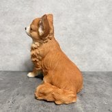 犬 置物 大きい 見上げるチワワ 横幅26.8cm woobia ウービア かわいい おしゃれ ガーデン インテリア オブジェ 巨大 プレゼント 北欧 玄関 雑貨 動物 モダン 面白い 庭 ギフト 屋外 家 リアル 玄関先 ガーデンオーナメント