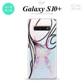 SC-04L SCV42 Galaxy S10+ スマホケース ハードケース ピンスト 線 ピンク メンズ レディース nk-s10p-1233